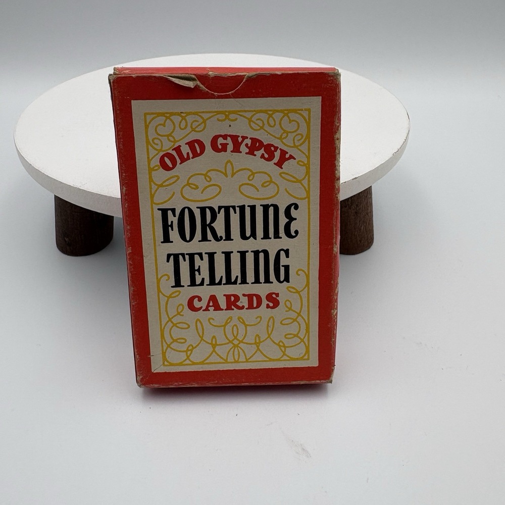 RARE 1940 Whitman Old Gypsy Fortune Telling Cards 36 Card Deck Complete #3013